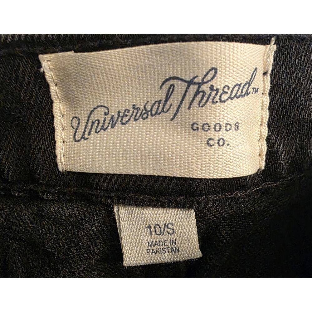 NWT 10S Women's Black Jeans High Rise with Flare Leg Universal Thread MSRP $28 - Picture 4 of 5